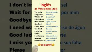 Inglês Aprenda frases mais úteis em inglês para principiantes [upl. by Maje]