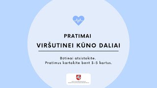 Pratimai viršutinei kūno daliai [upl. by Valerle325]