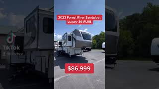 2022 Forest River Sandpiper Luxury 391FLRB WalkthroughTour [upl. by Retsila]