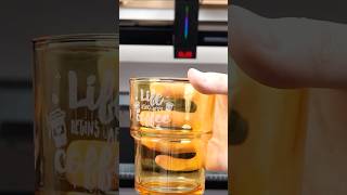 Laser engraved glass with AlgoLaser Delta 40W laserengraving [upl. by Tani]