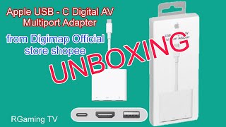 Unboxing Apple USB  C Digital AV Multiport Adapter from shopee apple ytshorts [upl. by Drabeck215]