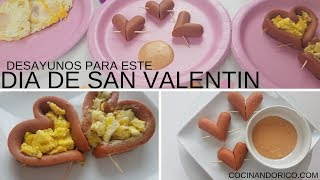 DESAYUNOS PARA EL DIA DE SAN VALENTIN [upl. by Rayford]