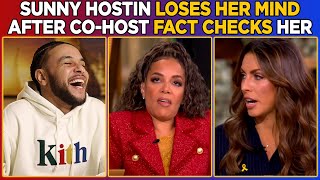 Sunny Hostin LOSES HER MIND After CoHost FACT CHECKS Her [upl. by Atinreb]