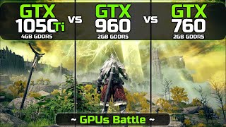 GTX 960 2GB vs GTX 1050 Ti vs GTX 760 2GB  GPUs Battle🔥 [upl. by Talanian699]