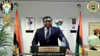 Biafra Republic PM Simon Ekpa On Emergency Press Briefing The Liberation of Biafra is taking a ne… [upl. by Aiela357]