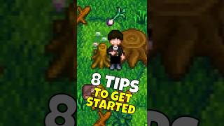 8 Starting Tips for Stardew Valley 16 in 60 Seconds [upl. by Farleigh686]