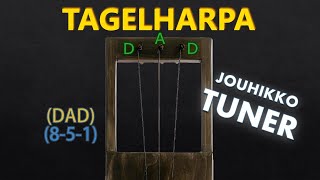 Tagelharpa Jouhikko Tuner  DAD Tuning Bowed A440 [upl. by Iseabal]