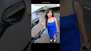 Biker helping Cute Stranger Girl On Asking For Lift🥰shorts bike rider help cutegirl lift ktm [upl. by Raimes716]