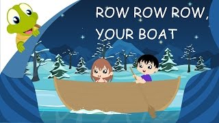 Row Row Row your Boat  Kids Nursery Rhyme by Turtle [upl. by Rondi661]