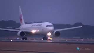 quotExciting takeoff soundquot Japan AirlinesJAL Boeing767300 JA8399 [upl. by Dall]