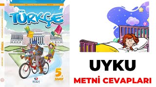 Uyku Şiiri Metni 5Sınıf Türkçe Ders Kitabı Sayfa 177 178 179 180 181 Cevapları [upl. by Ayek]