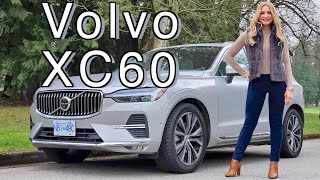 2022 Volvo XC60 Review Engine design and infotainment updates [upl. by Gridley]