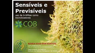 palestra COB Uso de Briófitas como Bioindicadoras [upl. by Reginauld604]