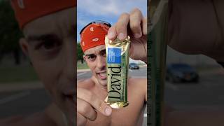 Trying the Viral DAVIDS protein bar Is it worth it food eating nutrition bars snacks taste [upl. by Ainimre]