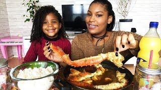 GUMBO KING CRAB LEGS  LOBSTER TAIL  SHRIMP MUKBANG ┃EATING SHOW┃킹크랩 먹방 [upl. by Aisyat211]