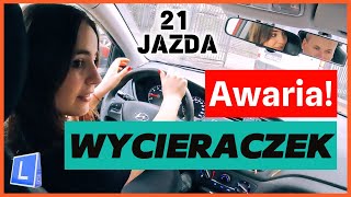 Awaria wycieraczek podczas szkolenia Nauka jazdy [upl. by Hackney]