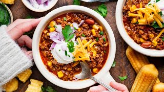 Slow Cooker Chili [upl. by Assirralc]