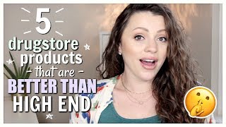 5 DRUGSTORE PRODUCTS that are BETTER than HIGH END [upl. by Drawe]