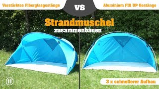 Strandmuschel zusammenbauen  dank FixupGestänge in unter 13 der Zeit [upl. by Alleynad630]