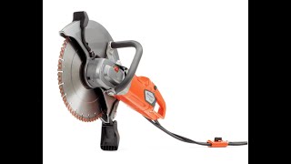 Husqvarna K4000 Electric Concrete Saw Review [upl. by Iknarf642]