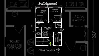 21X30 house plan housedesign floorplan houseplans homedesign architecture shorts homeplan [upl. by Llerrut296]