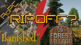 Banished vs Life is Feudal Forest Village  Differences and is it a ripoff [upl. by Tallou]