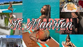 ST MAARTEN TRAVEL VLOG  rum tour  yacht to anguilla  jungle pool party and more [upl. by Adnael449]