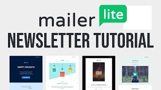 Mailerlite Newsletter Tutorial  How To Create A Newsletter [upl. by Herzen179]