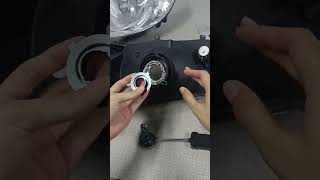 Car led headlight bulb h4 replacement [upl. by Nalac39]