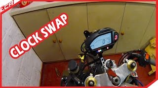 Honda Fireblade  Clock  Cluster Swap   Garage Build EP08 [upl. by Gardol]