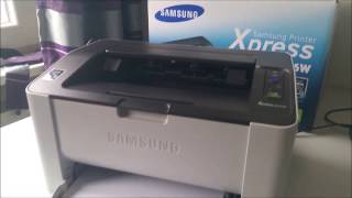 Installing Samsung Printer Xpress M2026W  wifi NFC etc [upl. by Akire986]