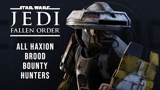 Every Bounty Hunter encounter in Star Wars Jedi Fallen Order Jedi Grandmaster Difficulty [upl. by Reppiks]