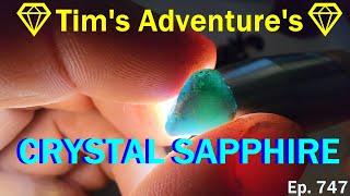 163 cts SAPPHIRES CRYSTAL GEMSTONES  💎Tims Adventures💎⛏️  Ep 747 [upl. by Aicirt]