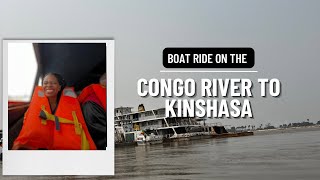 Brazzaville to Congo Kinshasa on Congo River [upl. by O'Donnell]