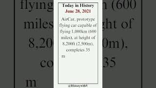 Today in History  June 28 2021 [upl. by Lanos]