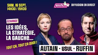 Clémentine Autain  Usul  François Ruffin  échange à la Fête de lHumanité 2023 [upl. by Lilly]