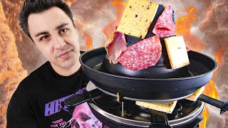 Je teste une MACHINE À RACLETTE VOLCAN XXL à 80 euros [upl. by Manley]