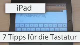 Tipp 7 iPad Tastatur Tipps [upl. by Retsevlis]