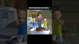 Upin ipin bikin mochi limited edition 🗿sakura sakuraschoolsimulator sss [upl. by Silber]