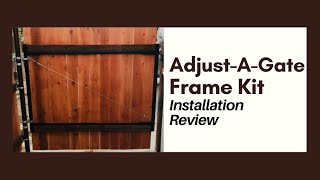 AdjustAGate Frame Kit Installation Review [upl. by Shelley]