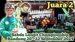 NAYAKA SAKHI SABIAN  JUARA 2 SABDA LANGIT CHAMPIONSHIP BANDUNG 20  22 SEPTEMBER 2024 [upl. by Arnon532]