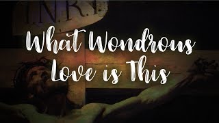 What Wondrous Love Is This  Christian Song with Lyrics [upl. by Fiertz]