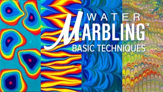 Learn how to use these Water Marbling™ Techniques  DecoArt® [upl. by Karina]