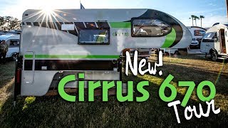 Cirrus 670720 Tour The new lightweight short bed truck camper [upl. by Lebiram120]