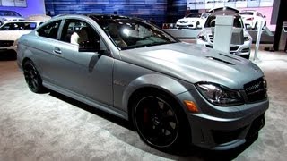 2014 MercedesBenz C63 AMG Edition 507  Exterior and Interior Walkaround  2013 New York Auto Show [upl. by Adnalro]