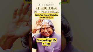 AP J Abdul Kalam Sir Birthday Succeeding Life 4 Tipsabdulkalam rameswaram autobiography [upl. by Enihpled]