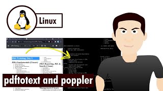 Convert PDF to Text using poppler [upl. by Tung]