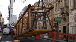 103 Colmore Row Tower Crane Build Time Lapse [upl. by Pietrek305]