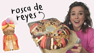 ROSCA DE REYES CON PURA COSTRA DE AZUCAR RELLENA DE NUEZRECETA ORIGINAL NIVEL MASTER [upl. by Somerset755]