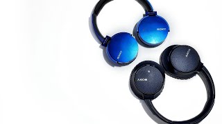 Sony MDRXB650BT v Sony WHCH700n  Sony Wireless Headphones [upl. by Issor]